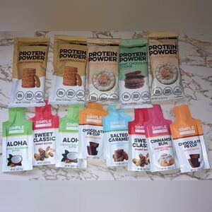 Protein powder & peanut butter